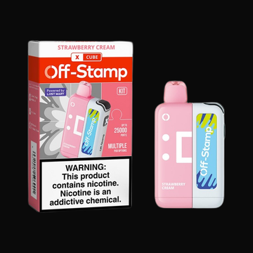 Off-Stamp X-Cube Classic Cube Disposable Full Kit 5% - Strawberry Cream