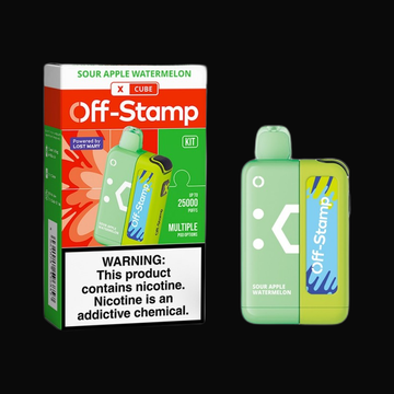 Off-Stamp X-Cube Classic Cube Disposable Full Kit 5% - Sour Apple Watermelon