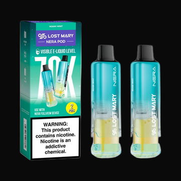 Lost Mary Nera Fullview 70K Disposable 5% Refill Pack Pods - Miami Mint