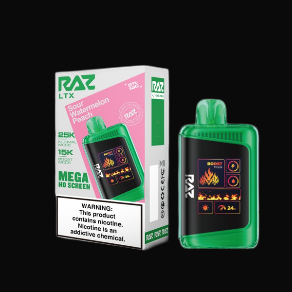 RAZ LTX 25K Disposable 5% - Sour Watermelon Peach