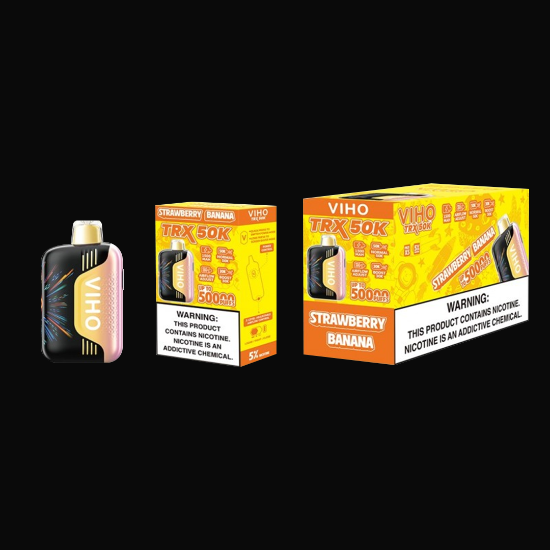 VIHO TRX 50K Disposable 5% - Strawberry Banana