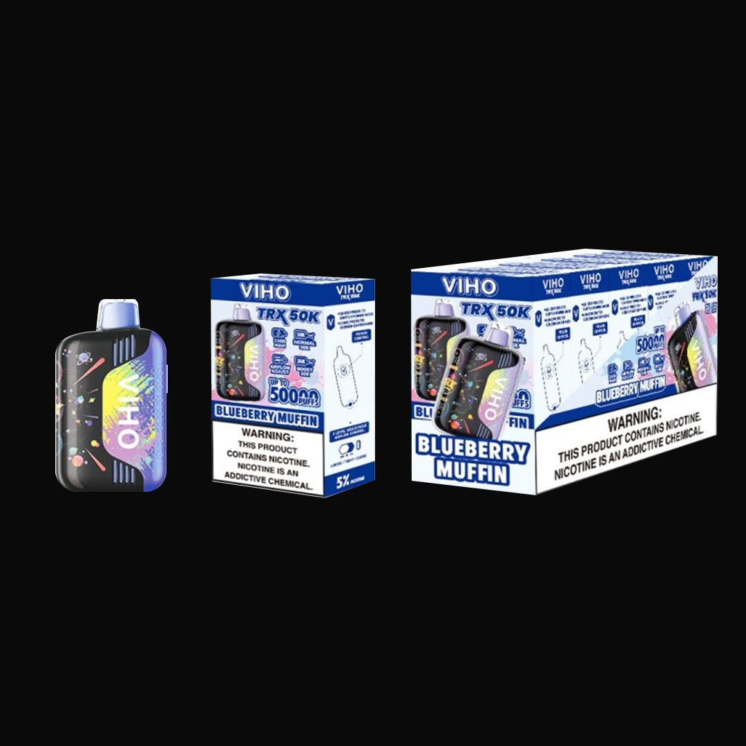 VIHO TRX 50K Disposable 5% - Blueberry Muffin