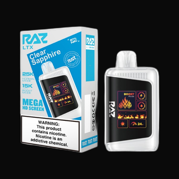 RAZ LTX 25K Disposable 5% - Clear Sapphire