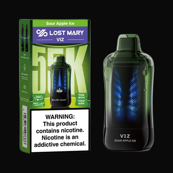 Lost Mary VIZ Disposable 5% - Sour Apple Ice