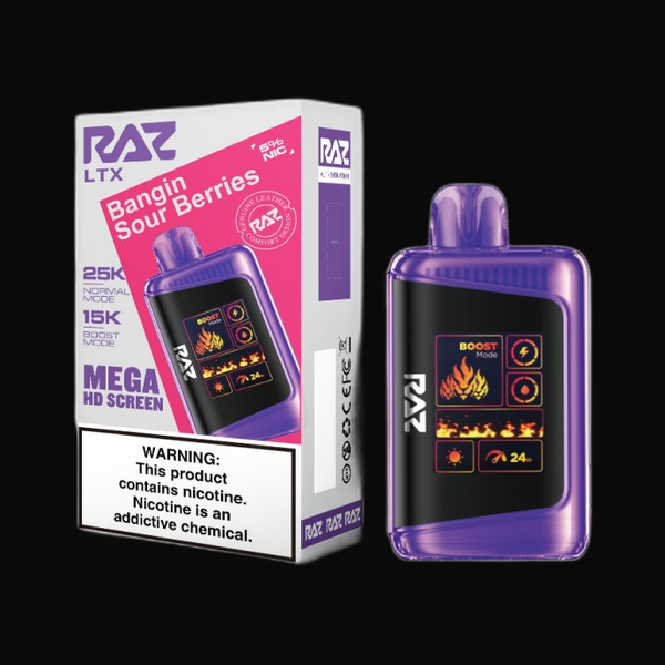 RAZ LTX 25K Disposable 5% - Bangin' Sour Berries