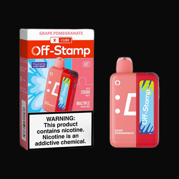 Off-Stamp X-Cube Classic Cube Disposable Full Kit 5% - Grape Pomegranate