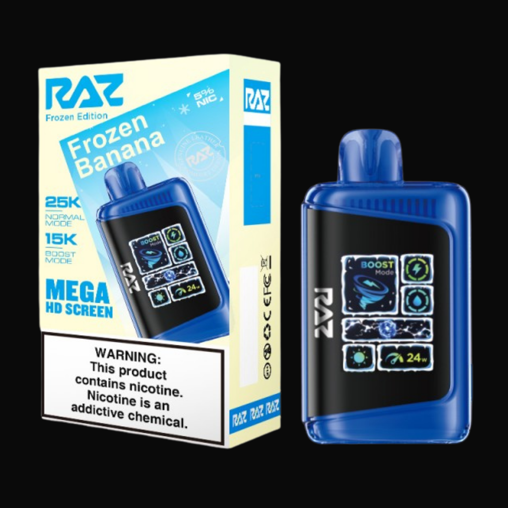 RAZ LTX 25K Disposable 5% - Frozen Banana (Frozen Edition)