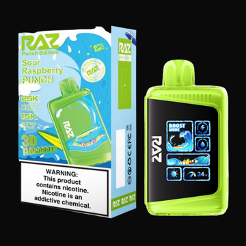 RAZ LTX 25K Disposable 5% - Sour Raspberry Punch (3D Hologram Punch Edition)