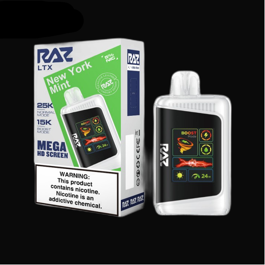 RAZ LTX 25K Disposable 5% - New York Mint (Fall Edition)