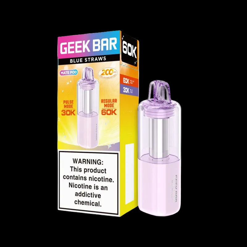 Geek Bar MATE 60K Disposable Pod 5% - Blue Straws