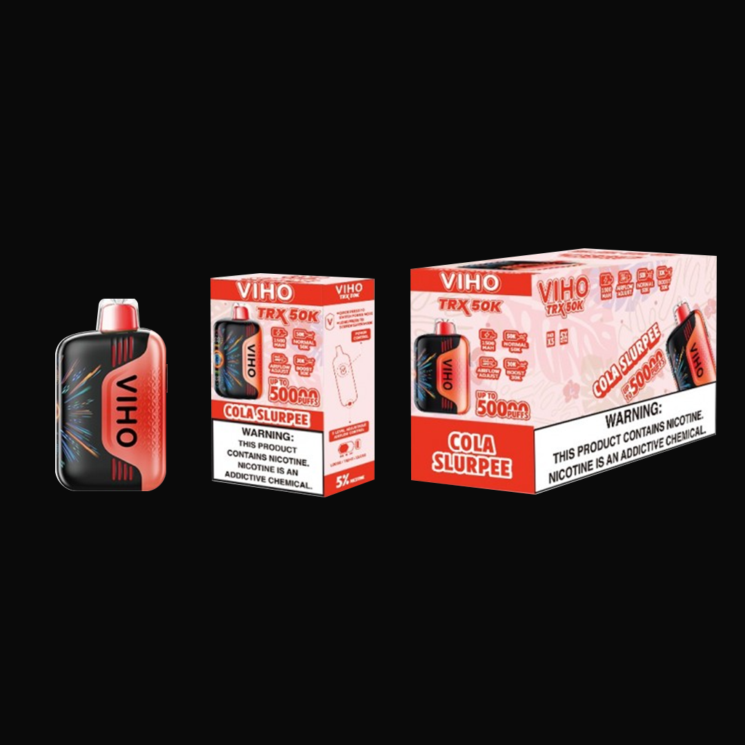 VIHO TRX 50K Disposable 5% (Display Box of 5) (Master Case of 100)