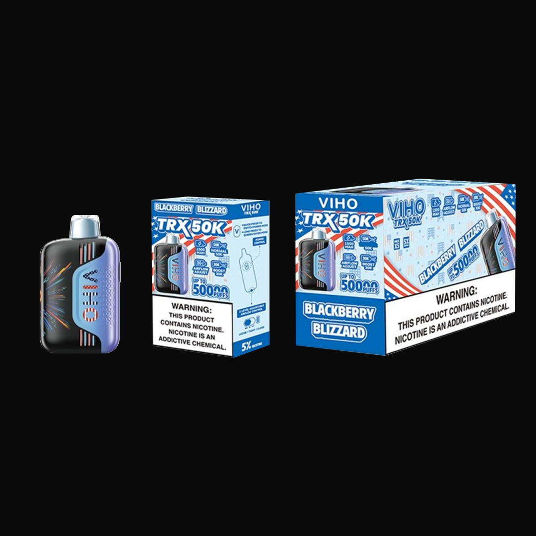 VIHO TRX 50K Disposable 5% (Display Box of 5) (Master Case of 100)