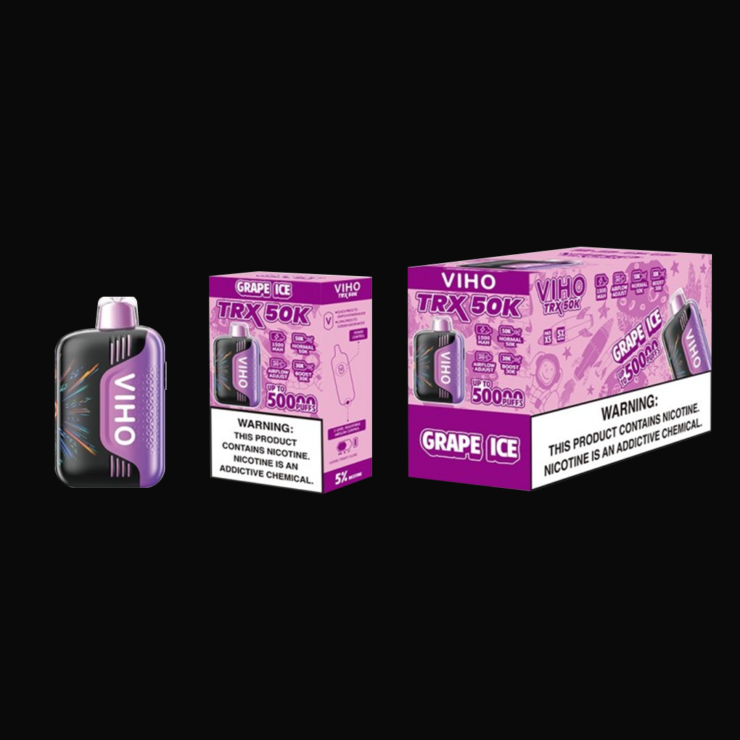 VIHO TRX 50K Disposable 5% (Display Box of 5) (Master Case of 100)