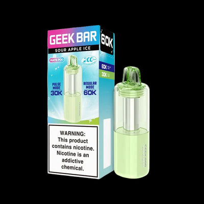 Geek Bar MATE 60K Disposable Pod 5% - Sour Apple Ice