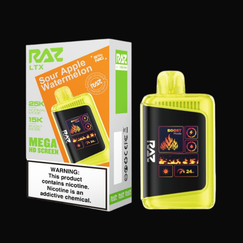 RAZ LTX 25K Disposable 5% - Sour Apple Watermelon