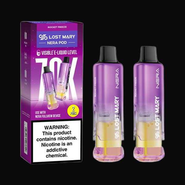 Lost Mary Nera Fullview 70K Disposable 5% Refill Pack Pods - Rocket Freeze