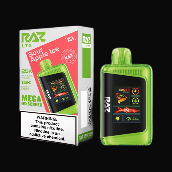 RAZ LTX 25K Disposable 5% - Sour Apple Ice (Fall Edition)