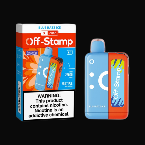 Off-Stamp X-Cube Classic Cube Disposable Full Kit 5% - Blue Razz Ice