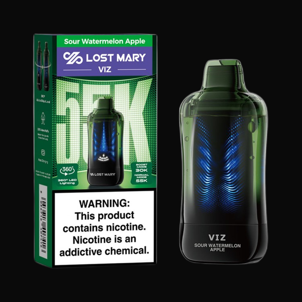 Lost Mary VIZ Disposable 5% - Sour Watermelon Apple