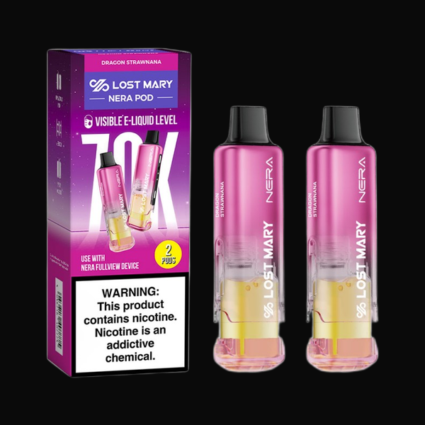 Lost Mary Nera Fullview 70K Disposable 5% Refill Pack Pods - Dragon Strawnana