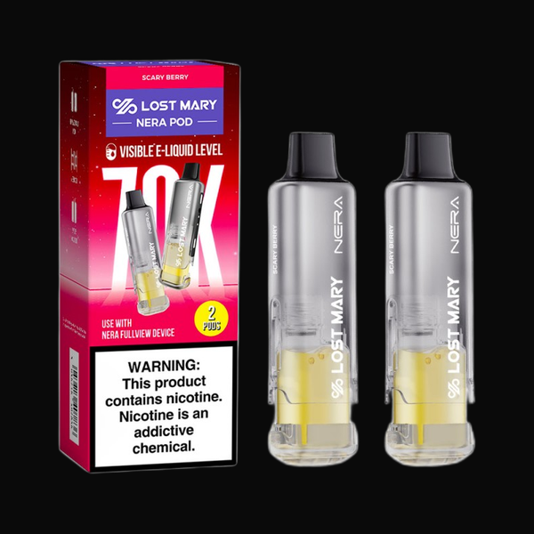 Lost Mary Nera Fullview 70K Disposable 5% Refill Pack Pods - Scary Berry