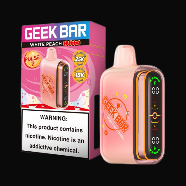 Geek Bar Pulse 2 Disposable 5% - White Peach Hubba