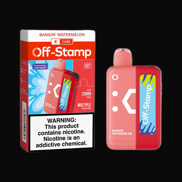 Off-Stamp X-Cube Classic Cube Disposable Full Kit 5% - Bangin' Watermelon