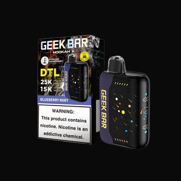 Geek Bar Hookah X Disposable 6mg - Blueberry Mint