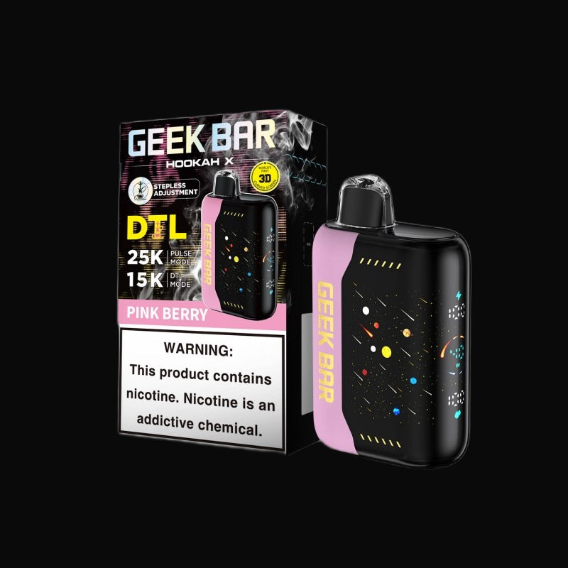 Geek Bar Hookah X Disposable 6mg - Pink Berry
