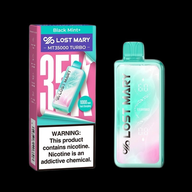 Lost Mary MT35000 Turbo Disposable 5% - Black Mint+