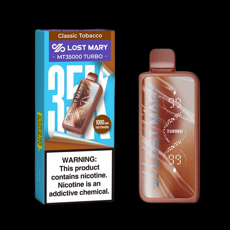 Lost Mary MT35000 Turbo Disposable 5% - Classic Tobacco