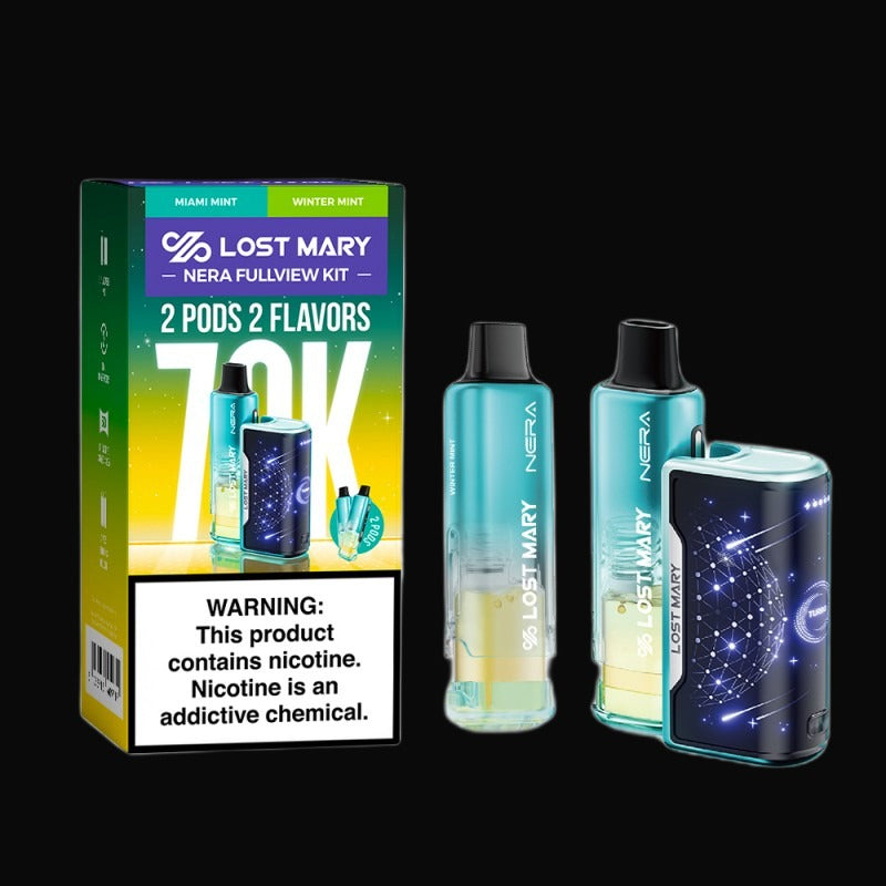 Lost Mary Nera Fullview 70K Disposable 5% - Miami Mint + Winter Mint
