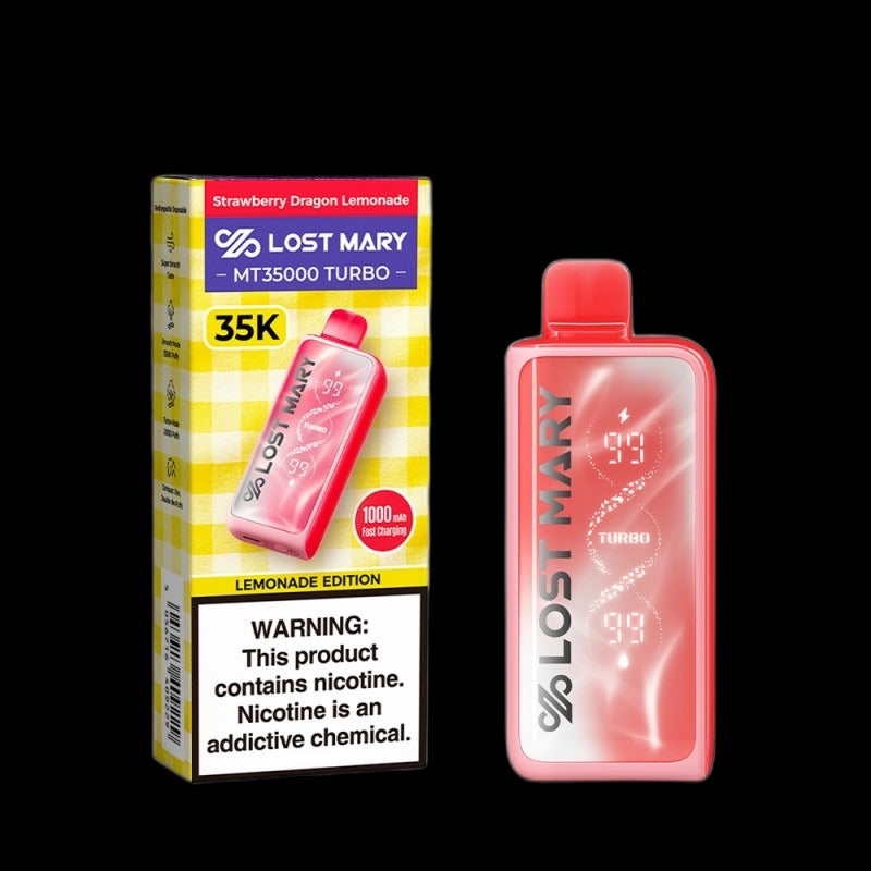 Lost Mary MT35000 Turbo Disposable 5% - Strawberry Dragon Lemonade (Lemonade Edition)