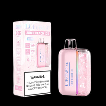 LUFFBAR Cue 60K Disposable 5% - Juice Peach Ice