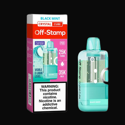 Off-Stamp Crystal Cube Disposable 5% - Black Mint