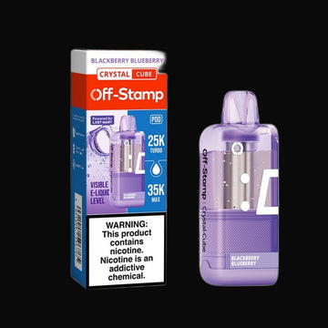 Off-Stamp Crystal Cube Disposable 5% - Blackberry Blueberry