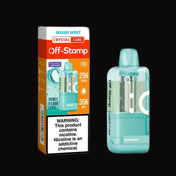Off-Stamp Crystal Cube Disposable 5% - Miami Mint