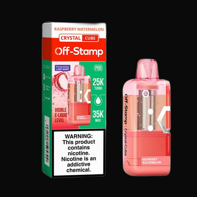 Off-Stamp Crystal Cube Disposable 5% - Raspberry Watermelon