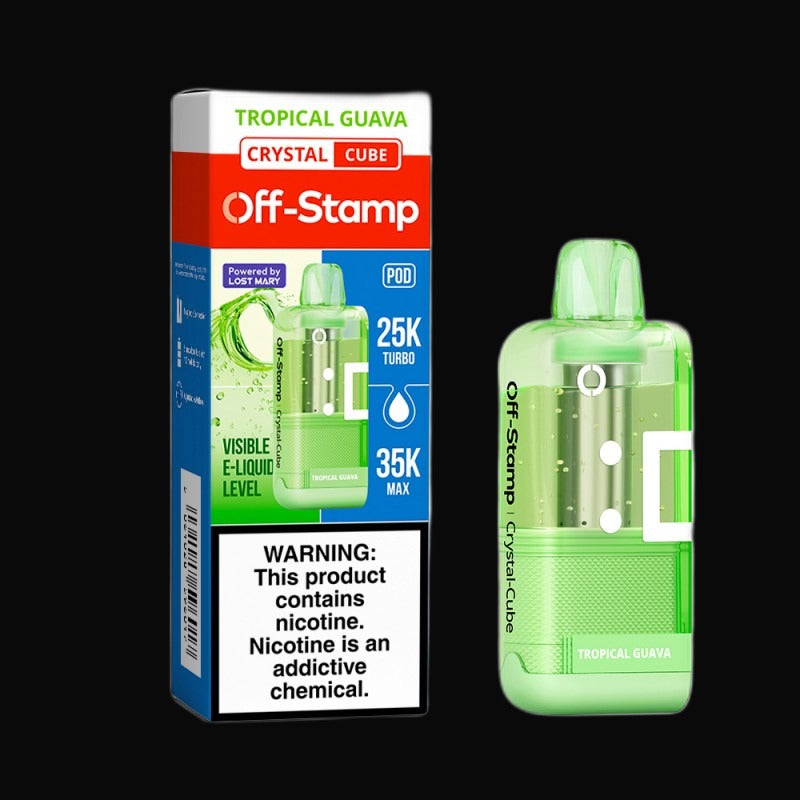 Off-Stamp Crystal Cube Disposable 5% - Tropical Guava