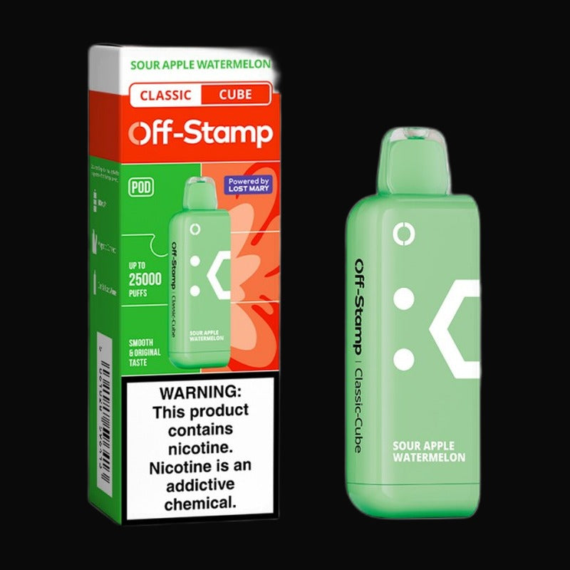 Off-Stamp X-Cube Classic Cube Pod Disposable 5% - Sour Apple Watermelon