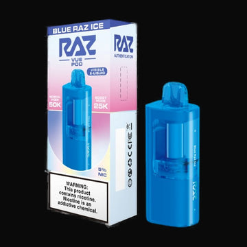 RAZ VUE 50K Disposable Pod 5% - Blue Raz Ice
