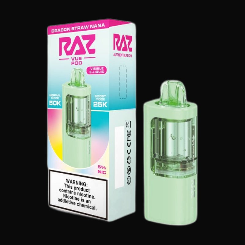 RAZ VUE 50K Disposable Pod 5% - Dragon Straw Nana