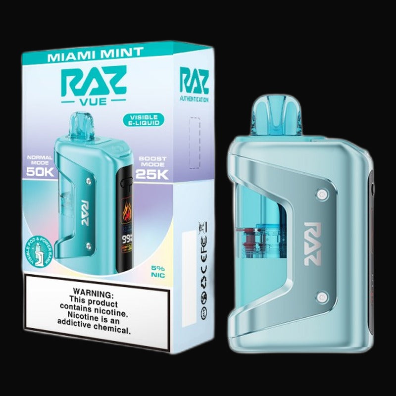 RAZ VUE 50K Disposable Full Kit 5% - Miami Mint