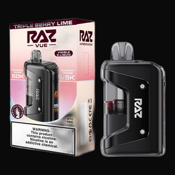 RAZ VUE 50K Disposable Full Kit 5% - Triple Berry Lime