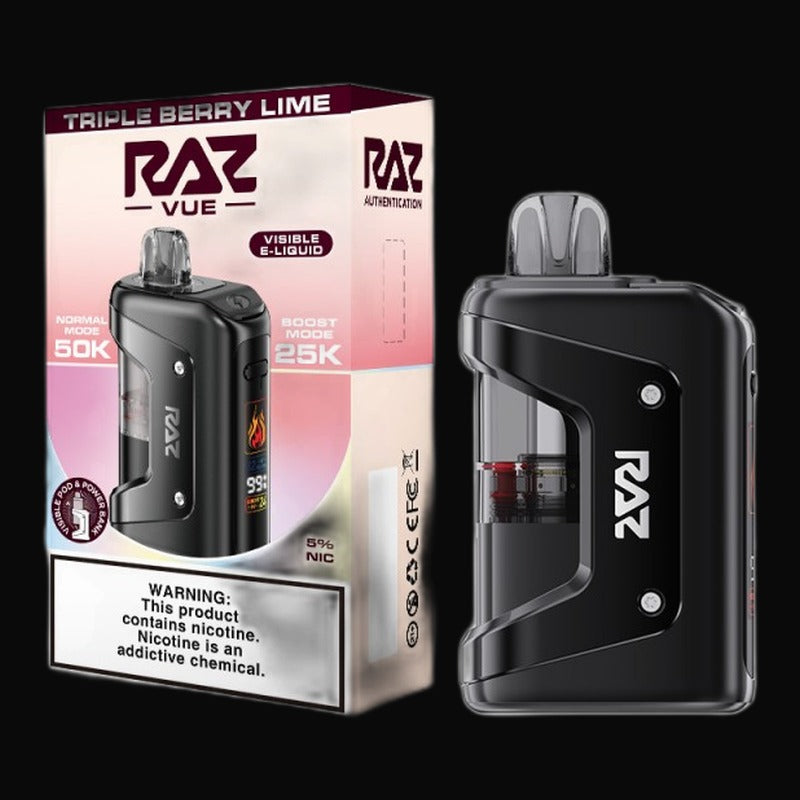 RAZ VUE 50K Disposable Full Kit 5% - Triple Berry Lime