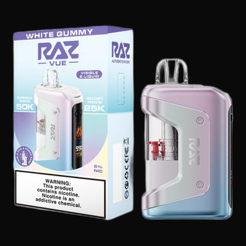 RAZ VUE 50K Disposable Full Kit 5% - White Gummy