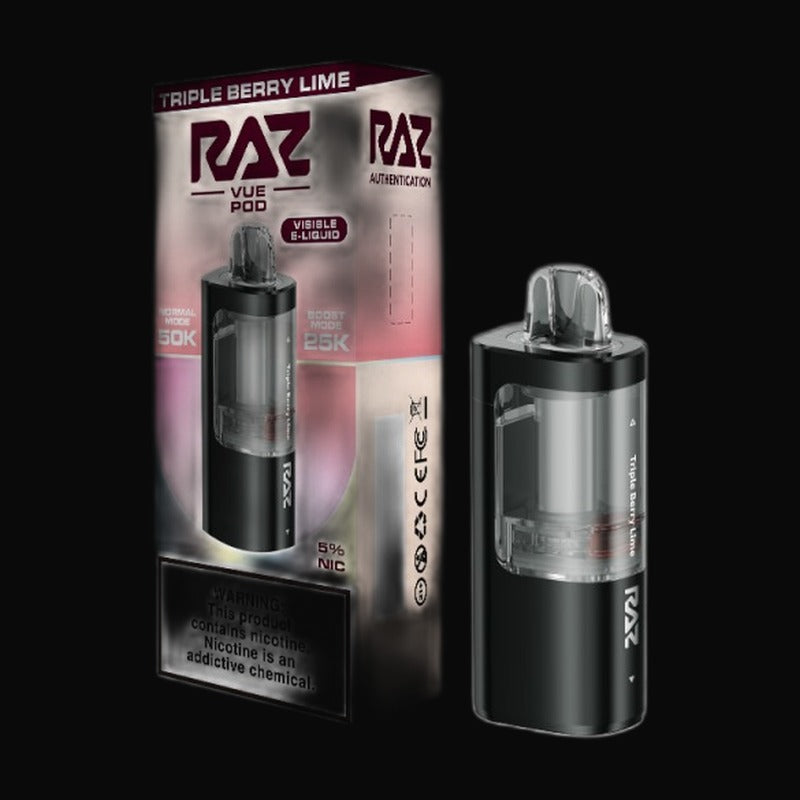 RAZ VUE 50K Disposable Pod 5% - Triple Berry Lime