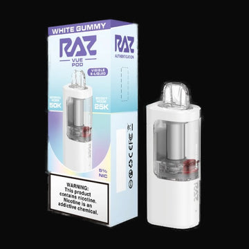 RAZ VUE 50K Disposable Pod 5% - White Gummy