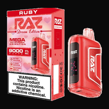 RAZ TN9000 Disposable 5% - Ruby (Cherry Strawberry Raspberry)