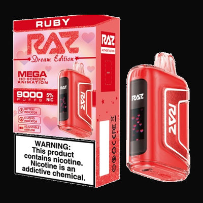 RAZ TN9000 Disposable 5% - Ruby (Cherry Strawberry Raspberry)